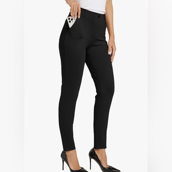 🆕Willit Yoga Soft Stretch Skinny Dress Pants in Black🆕 - Picture 1 of 9